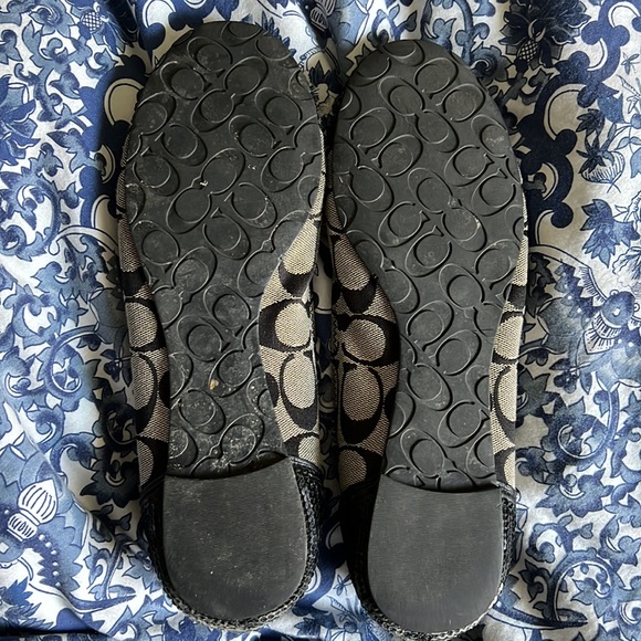 Coach Black/gray sequin toe flats - Picture 5 of 8